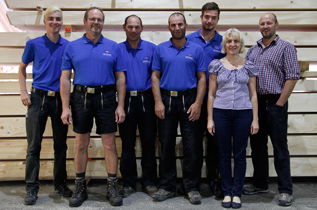 Mitarbeiter der Zimmerei Geiger Das Team der Zimmerei Geiger